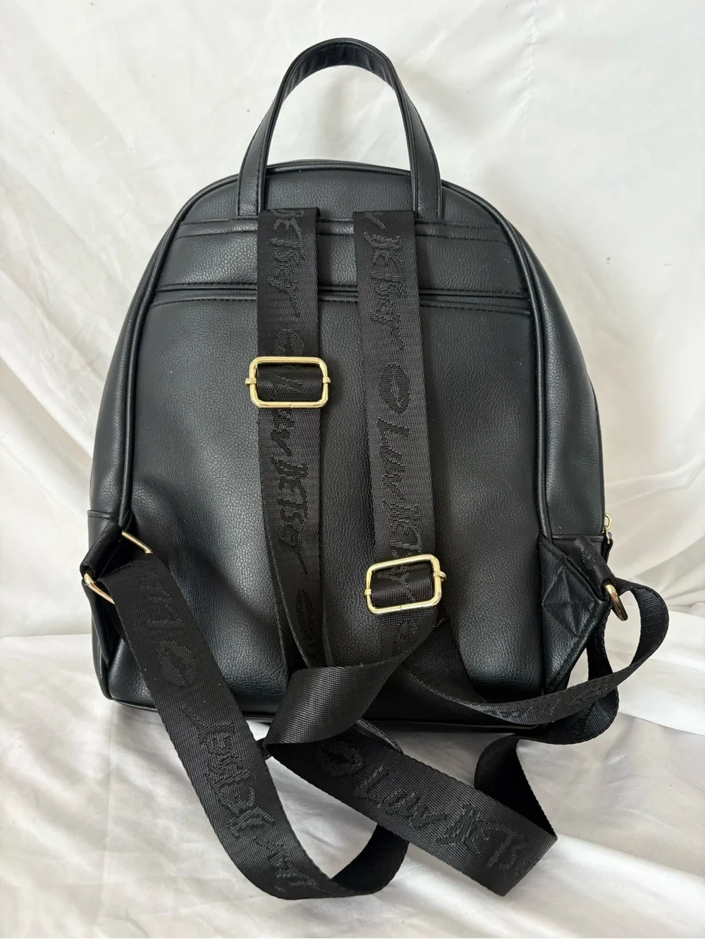 Luv Betsey by Betsey Johnson cute girl school backpack kids purple black bag